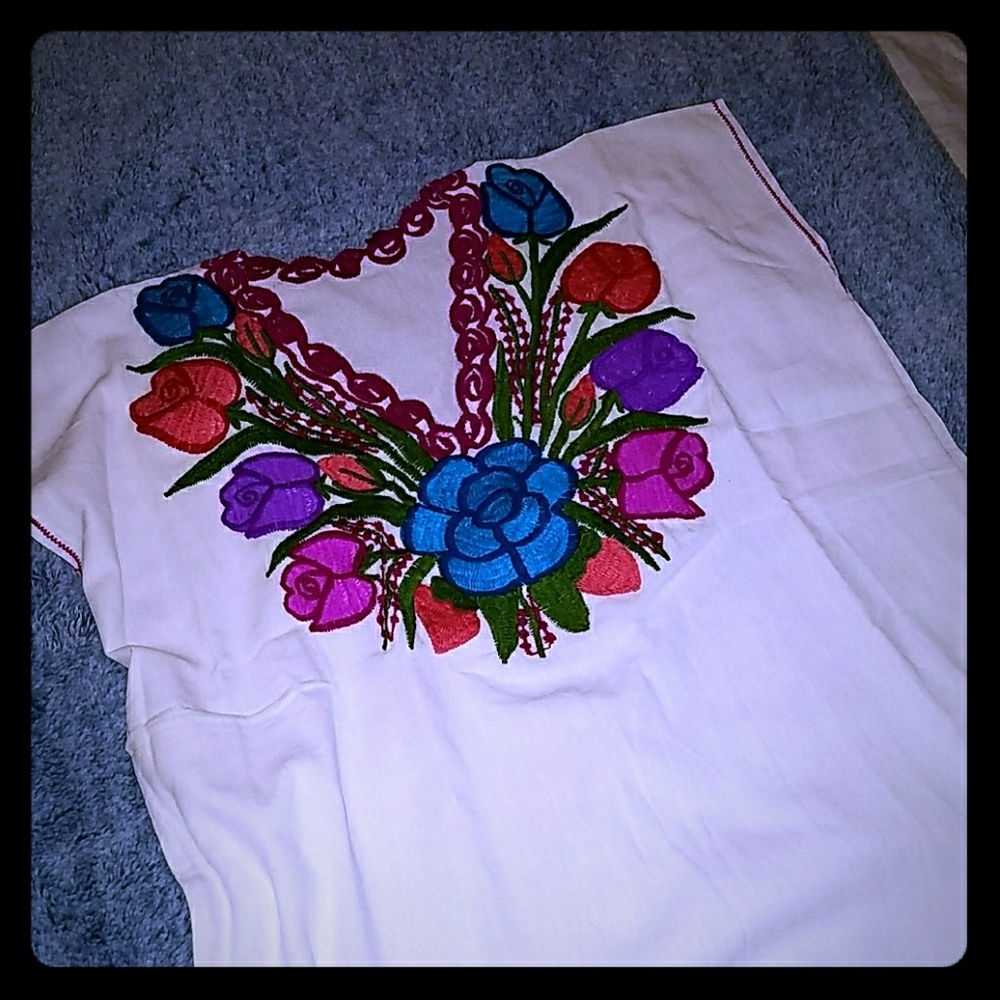 Authentic Traditional Mexican linen top